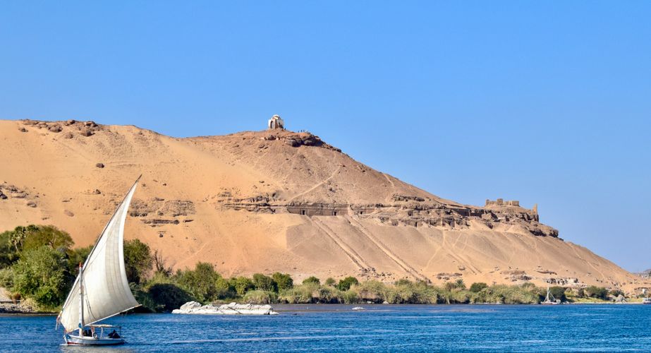 Aswan, Felucca boot Aswan, Felucca boot